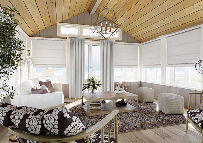 Hampshire (Blackout) Pencil Pleat, Silver - Ready Made Curtains - Image 8